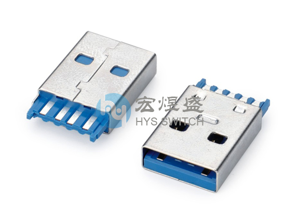 USB3.0-AM焊线式短体