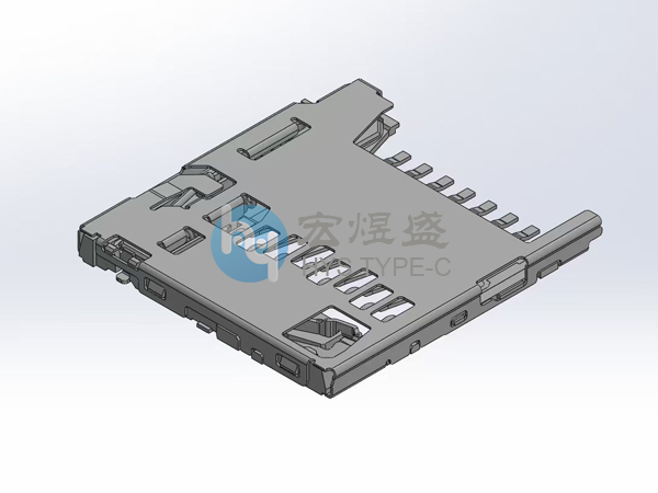 Micro SD 1.28H P P CARD CONN