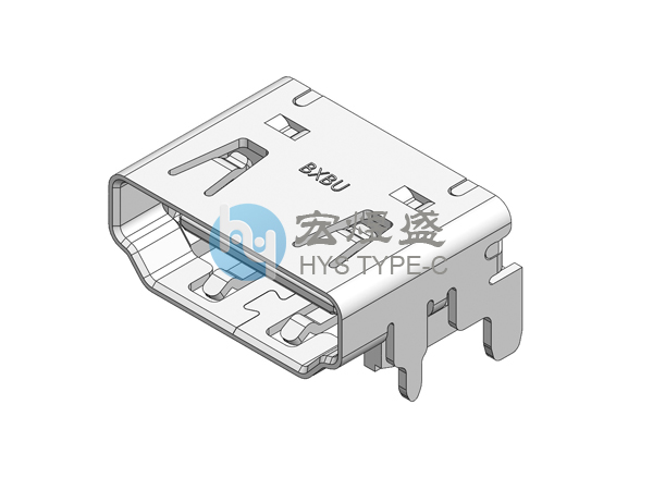 HDMI 19P 板上四脚插板SMT 11.6L
