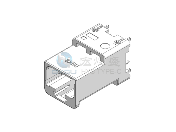USB Type C 3.1 24P立式 十脚插板SMT 车规版本 24.0L